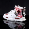 QZHSMY Männer Schuhe Hohe Qualität Turnschuhe Plattform Atmungsaktive Leichte Rot Korb Homme Mandarin Ente Luxus Marke Sommer 2022