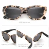 ZENOTTIC Damen-Sonnenbrille, quadratisch, Acetat, polarisiert, dicker Rahmen, UV400-Schutz, Sonnenbrille, modisches Damen-Einkaufsgeschenk 4