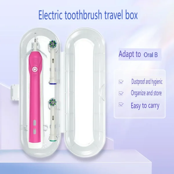 Tragbare elektrische Zahnbürste Reiseetui für Oral B elektrische Zahnbürste Reisebox Universal Zahnbürste Aufbewahrungsbox 2