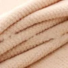 3 stücke Waffel Handtuch Set Haushalt Baumwolle Gesicht Handtuch Hand Bad Handtuch Bad Leinen Set Für Badezimmer 1 Bad Handtuch & 2 Handtücher Creme 3