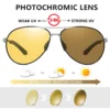 LIOUMO Top Qualität Luxus Design Pilot Sonnenbrille Photochrome Polarisierte Nachtsicht Fahren Brille Männer Frauen zonnebril heren 2