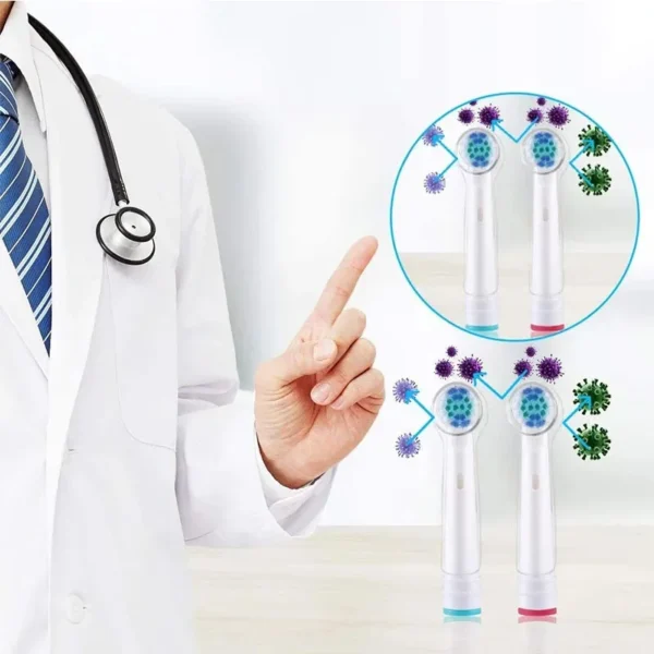 Elektrische Zahnbürste Köpfe Abdeckung Zahnbürste Kopf Schutzhülle Für Oral B Elektrische Zahnbürste Staubdicht Schutzkappe 4