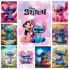 Stitch Lilo & Stitch 5D-Diamant-Malerei-Set zum Selbermachen, Diamant-Stickerei, Kreuzstich, handgefertigte Kunst, Geschenk, Basteln, Heimdekoration 1
