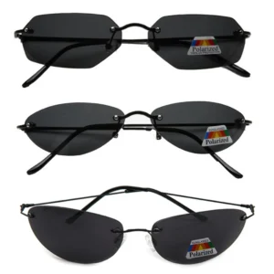 3 Mix Matrix Neo Stil Polarisierte Sonnenbrille Ultraleicht Randlose Männer Fahren Marke Design Sonnenbrille Outdoor Sport Sonne Brillen