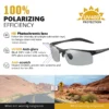 CoolPandas Photochrome Sonnenbrille Männer Polarisierte Randlose Outdoor Sport Fahren Gläser Tag Nacht Chamelon Goggle zonnebril heren 4