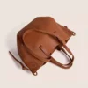 Nischenflügeltasche aus weichem Leder, Einkaufstasche, Premium-Sense-Handtasche mit großem Fassungsvermögen, Pendler-Damentasche 4