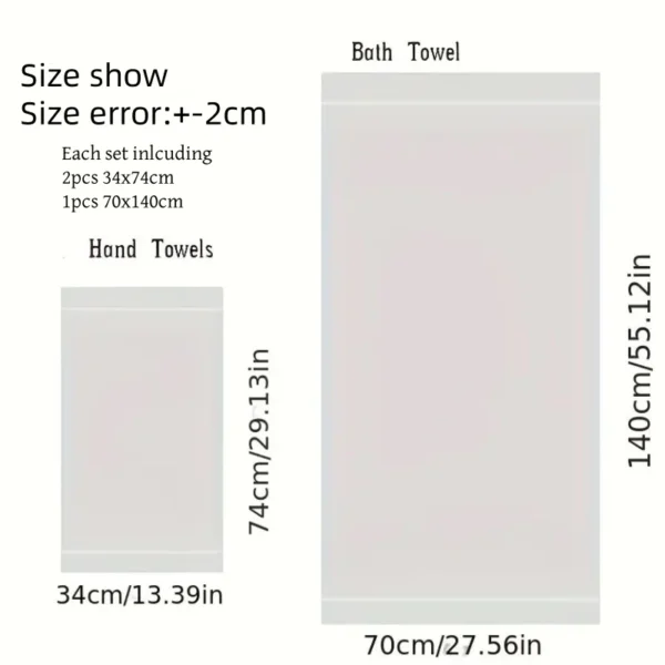 3-teiliges grünes Baumwollhandtuch-Set, 2-teiliges Handgesichtstuch, 34 x 74 cm und übergroßes Badetuch, 70 x 140 cm, Geschenk-Duschhandtücher, Weihnachtshandtücher 6