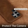 LANGSIDI Echte PULL-UP Leder Telefon Fall Für Samsung Galaxy s25 s24 Ultra S22 S23 S21 Plus luxus abdeckung für galaxy s25 ultra 4