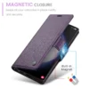 Hülle für Samsung Galaxy S23 Ultra S22 Plus S21 S20 Fe S10 Note 20 10 Leder Flip Brieftasche Fall Magnet karten halter Telefon abdeckung 6