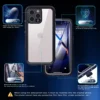 Shellbox heißer Verkauf PC + TPU-Objektivschutz Robuste, langlebige IP68-wasserdichte Handyhülle für iPhone 16 Pro Max XR 12 13 14 4