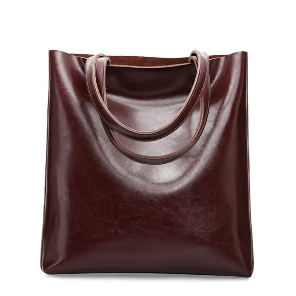 Kuh Leder Tasche Damen Echtes Leder Handtaschen Große Frauen Tasche Große Vintage Weibliche 2023 Büro Hand Schulter Taschen Für Frauen Tote
