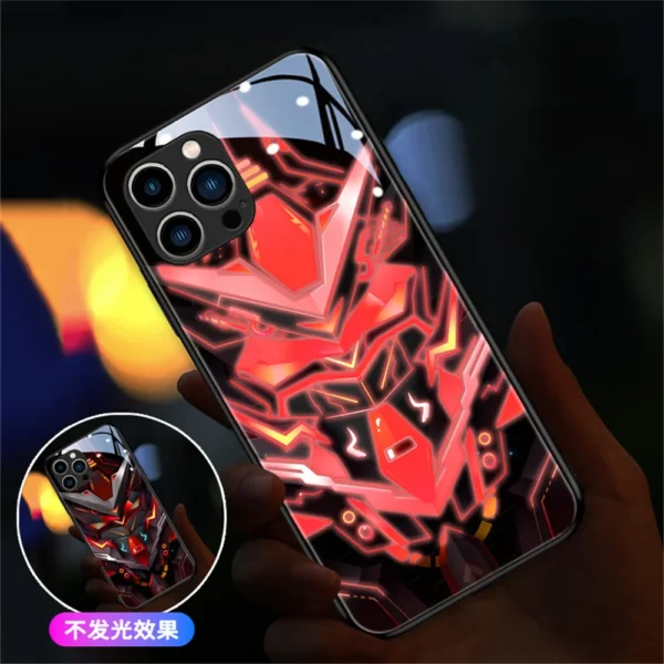 2025 Mode Beliebte Verkauf Design Smart Led Licht Musik Leuchtende Handy Fall Für iPhone 16 E 15 14 13 12 11 Pro Max XS XR SE 4