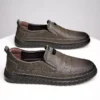 Retro Penny Loafer Echtes Kuh Leder Klassische Schuhe Nähen Bequeme Männer Casual Slip-on Club Party Schuh Frühling Sommer 6