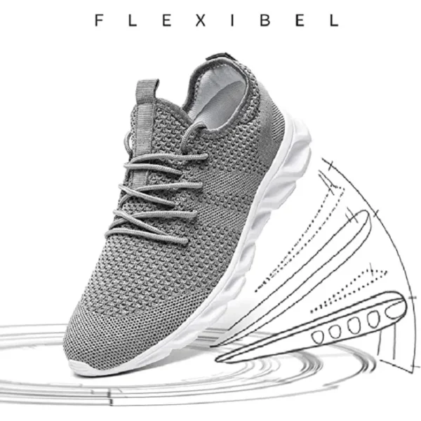 Männer Casual Sport Schuhe Leichte Turnschuhe Weiß Outdoor Atmungsaktive Mesh Schwarz Laufschuhe Athletische Jogging Tennis Schuhe 3