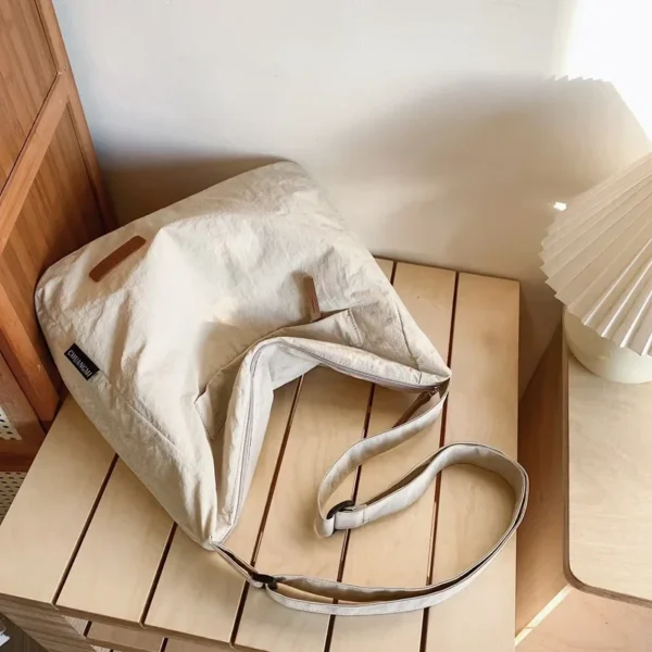 Japanische Frauen Männer Schulter Umhängetasche Große Leinwand Messenger Taschen für Student 2024 Marke Buch Taschen Weibliche Handtasche Schulranzen 5