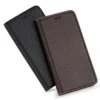 Magnet Echtes Leder Haut Flip Brieftasche Buch Telefon Fall Abdeckung Auf Für Samsung Galaxy S25 S24 S23 S22 S21 S20 FE Plus Ultra Rand 4
