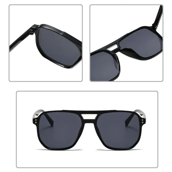 12-teilige Kombinations-Sonnenbrille, mehrfarbige, mehrteilige Sonnenbrille, Strandparty-Organisationssteille für Männer und Frauen 3