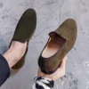 Herren-Freizeitschuhe, Wildleder, echtes Leder, Herren-Slipper, Party, Hochzeit, Loafer, Mokassins, Herren, leicht, bequem, zum Fahren