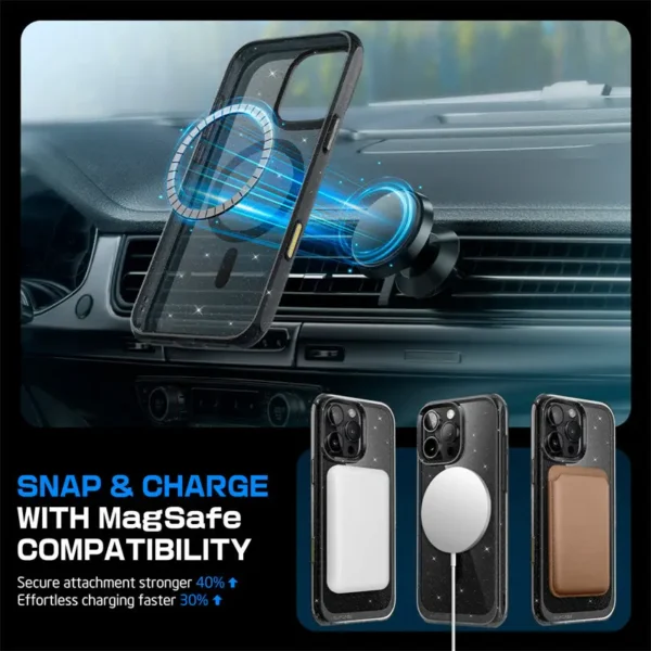 Supcase For iPhone 16 Pro Max Case mit kamera steuerung aufnahme knopf ub mag schlanke stoß feste magnetische magsafe telefon hülle abdeckung 4