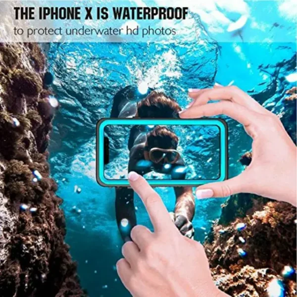 360 Vollschutz IP68 wasserdichte Handyhülle für Apple iPhone XR Schwimmen Tauchen Abdeckung für iPhone 15 11 12 13 Pro Max 16 Plus 2
