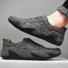 Outdoor Männer Casual Schuhe Männer Wildleder Leder Turnschuhe Handgemachte Atmungsaktive Herren Loafer Mokassins Luxus Marke Boot Schuhe Plus Größe 2