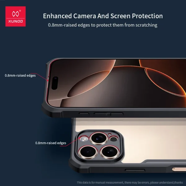 Xundd Schutzhülle für iPhone 16 Pro 16 Pro Max mit Kamera-Steuerung, Capture-Taste, Airbag, stoßfeste Schutzhülle mit magnetischem Ständer 4