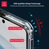 Xundd Telefon Fall Für POCO X7 Pro 5G Für POCO X7 Airbag Anti-drop Shell, PC + TPU Zurück Ultra Transparente Abdeckung Für POCO X7 Pro 2