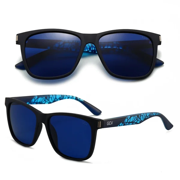 GCV Marke 2021 Neue Mode-Design Ultraleicht TR90 Quadratischen Rahmen Polarisierte Männer Frauen Weibliche Sonnenbrille Hawksbill Sport Tourismus 3
