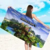Minecraft Ghast Fireball Strandtuch für Kinder, personalisiertes Badetuch, Pooltuch, Urlaubsgeschenk, Picknicktuch, Party-Geschenk 5
