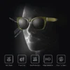 ZENOTTIC Modische Original-Sonnenbrille mit dickem Schmetterlingsrahmen, polarisiert, für Damen, klobiger UV400-Schutz, Katzenaugen-Sonnenbrille 3