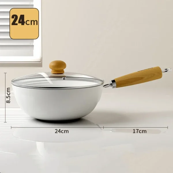 Antihaft-Bratpfanne Wok-Pfanne Keramik pfanne Home Steak Pfanne Pfannkuchen gebratener Induktion sherd Gasherd Spezial topf Antihaft 6