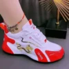 Damen-Designer-Turnschuhe, 2024, Sommer, Leder, wasserdicht, lässig, Sportschuhe, Damen, leicht, atmungsaktiv, rutschfest, Plateauschuhe