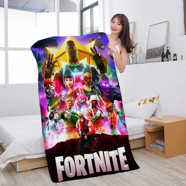 Videospiel F-Fortnite Anime Strand-Schwimmtuch, weicher, saugfähiger Waschlappen, Kindergeschenke für Kinder, Reisen, Camping, Fitnessstudio 2