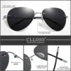 Clloio ultraleichte reine Titan polarisierte Sonnenbrille Männer Pilot randlose Blends chutz brille uv400 Mode Sonnenschutz Brillen 6