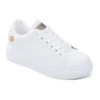 2022 frauen Casual Schuhe Neue Frühjahr Mode Gestickte Weiße Atmungsaktive Blume Lace-Up Turnschuhe 5