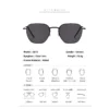 TAG Hezekiah Dänisches Design Sonnenbrille Männer Ultraleichte Titan Klassische Sonnenbrille Frauen Im Freien Fahren UV400 quadratische Sonnenbrille 6