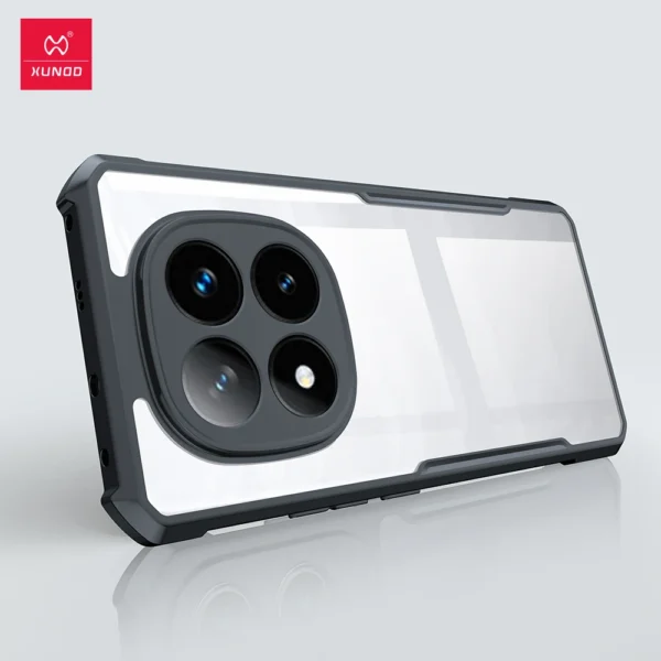 Xundd Handyhülle für Xiaomi Redmi Note 14 Pro, stoßfeste Stoßstangenschutzhüllen, luxuriöse, schlichte, transparente Abdeckung, für Redmi Note 14