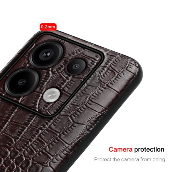 Handyhülle aus echtem Rindsleder für Xiaomi Poco X6 Pro Redmi Note 13 Pro Plus 5G Mi 13T Pro 14T Pro 14 Ultra Rückseite 5