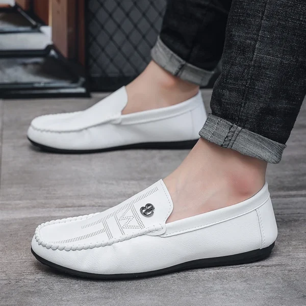 Männer Casual Schuhe Aus Echtem Leder Luxus Marke Männer Müßiggänger Italienischen Mokassins Atmungsaktive Slip auf Männer Fahren Schuhe Chaussure Homme 5