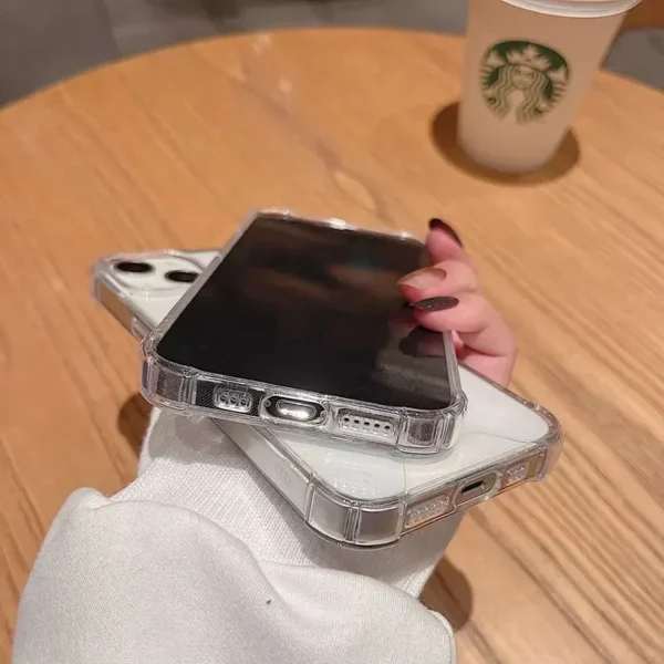 Luxuriöse magnetische kabellose Ladung für Magsafe-Hülle für iPhone 16, 15, 14, 13, 12, 11, Pro Max Plus, stoßfeste, transparente Stoßstangenabdeckung ﻿ 6