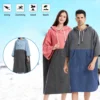 Schnellt rocknende Badet ücher Pool wechsel Robe Schnellt rockn ender Poncho Surfen Tauchen Kapuzen handtuch Strand umhang wind dicht und warm 2