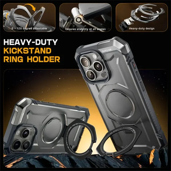 SUPCASE For iPhone 16 Pro Max Case mit kamera steuerung aufnahme knopf ub grip robuste magnetische telefon hülle mit ständer 5