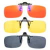 Clip-on-Sonnenbrille, blaues Licht blockierende orangefarbene Linse, Fahrclips, polarisierte Sonnenbrille, rote Clip-on-Brille, polarisierter Clip-on 5