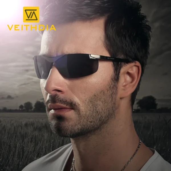 VEITHDIA Sonnenbrille männer Marke Designer Radfahren Sport Polarisierte UV400 Objektiv Outdoor Sonnenbrille Fahren Brillen Für Männlichen 6501 3