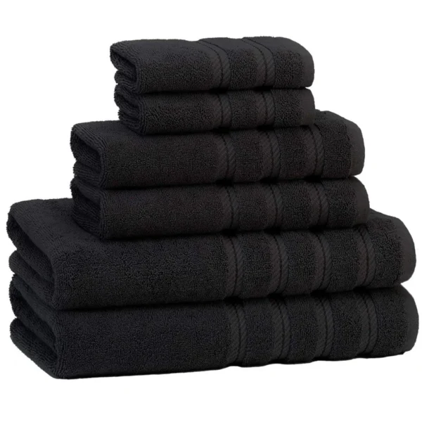 6 TEILE/SATZ Dicke Große Bad Handtuch Set Baumwolle Jacquard Gesicht Dusche Handtücher Weiche Luxus für Home Badezimmer Hotel Spa Erwachsene kinder 3