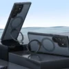 Magnetische Handyhülle mit Ringständer für Samsung Galaxy S24 Ultra Plus Mobile Matte Cases, durchscheinende Rückseite