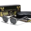 Herren Sonnenbrille Lemtosh Frau Johnny Depp Polarisierte Sonnenbrille Acetat Rahmen Luxusmarke Vintage Fahrerschatten