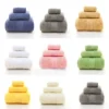 100% Baumwolle Handtücher Set, hochs aug fähige Badet uch Set Waschlappen 3 stücke Badet ücher Handtücher Home Hotel Erwachsenen Badet uch