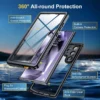 IP68 wasserdichte Hülle für Samsung S25 Ultra S24 FE S24 Note 20 Ultra A54 A15 A16 A55, vollständiger Schutz, robuste, stoßfeste Abdeckung 6