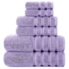 6 TEILE/SATZ Dicke Große Bad Handtuch Set Baumwolle Jacquard Gesicht Dusche Handtücher Weiche Luxus für Home Badezimmer Hotel Spa Erwachsene kinder 4